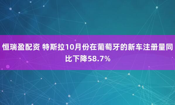 恒瑞盈配资 特斯拉10月份在葡萄牙的新车注册量同比下降58.7%