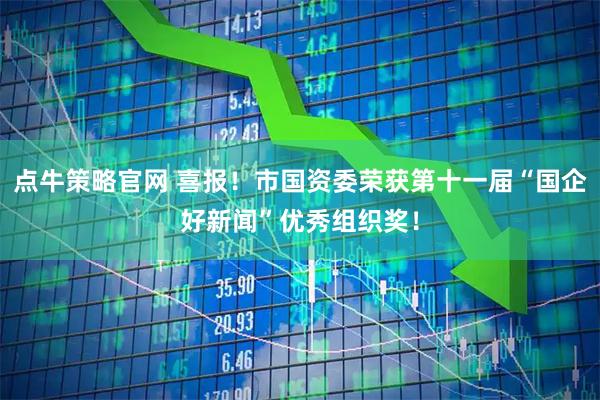 点牛策略官网 喜报！市国资委荣获第十一届“国企好新闻”优秀组织奖！